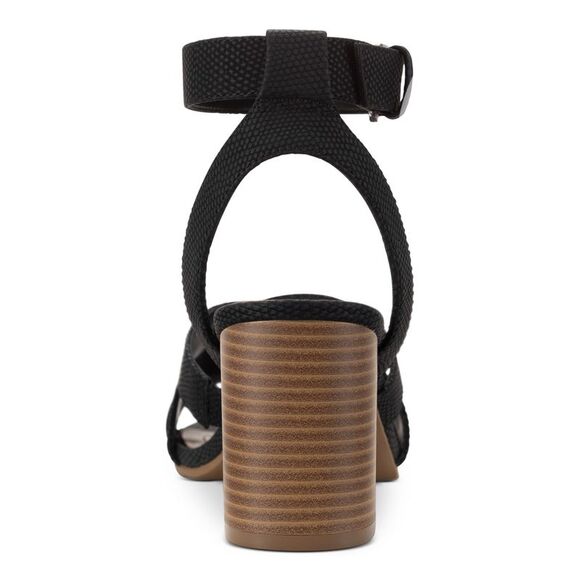 STYLE & COMPANY Womens Tan Black Sabinaa Round Toe Block Heel Heeled Sandal 11 M - Picture 2 of 4